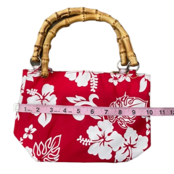 KC Hawaiian Bamboo Handle Bag New with Tag - Picture 6 of 8